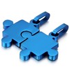 Cupimatch Juego de 2 collares de acero inoxidable con colgante