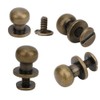 HEEPDD 20 Pieces Round Head Copper Stud, Round Head Copper