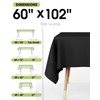 Pureegg Durable Table Cloth 60" x 102" - Reusable Polyester