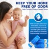 8 Pack Nappy Bin Refills, 10M Extra Long Diaper Pail
