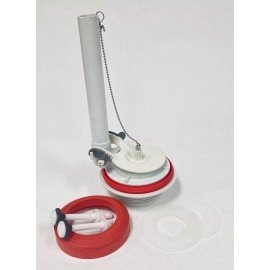 NuFlush Two-Piece 4-inch Flush Valve with Extra Seals, Compatible with Kohler Class Five