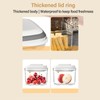 Food Storage Container Leakage Proof Airtight Food Organizer with Push
