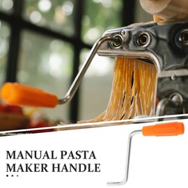 HOLIDYOYO Pasta Machine Handle Holder Alloy Replacement Handle for Pasta Maker Pasta Roller Manual Noodle Maker Machine Pasta Making Tools Accessories