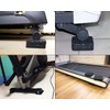 SCSpecial Treadmill Mat 4 Pieces Exercise Equipment Mats Shock Absorbing