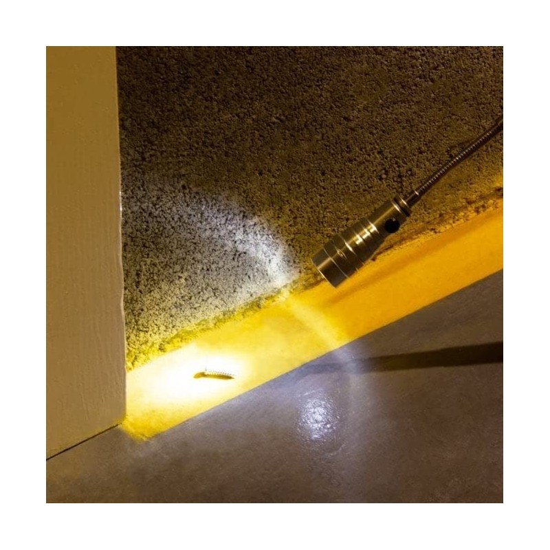 FIRST4MAGNETS MagTorch Magnetic Torch with Extendable Flexible LED Light for