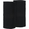 Adult 6-inch Performance Wristband 2-Pack - Color: black