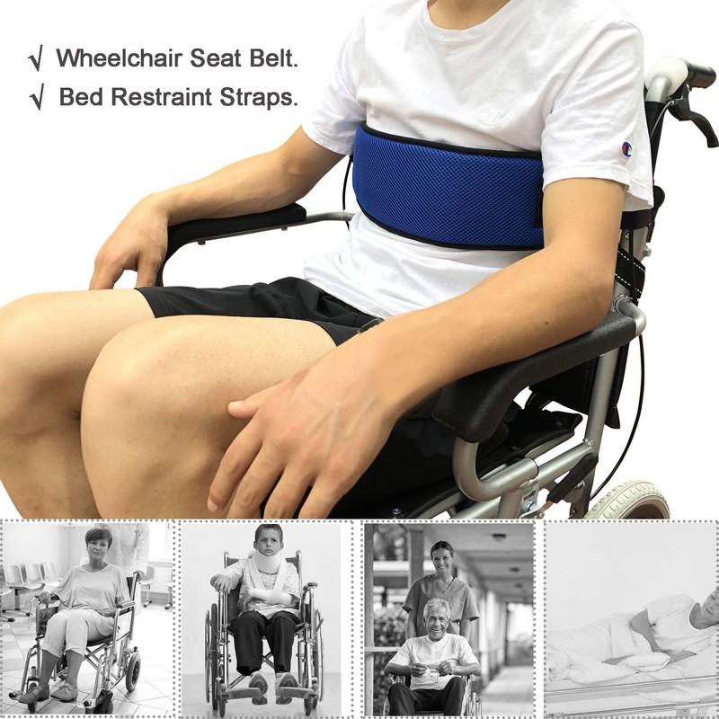 Wheelchair Seat Belt Adjustable Medical Wheelchair Safety Harness for Patient