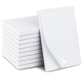 KitchenDine 10 Pack Note Pads 4x6 | 100 Sheets Per Memo Pad | Server Note Pads | Scratch Pads for Writing | White Blank Notepads in Bulk | Small Notepad | Paper Pads for To Do Grocery List