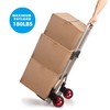 LEADALLWAY Dolly Cart Folding Hand Truck and Dolly,Steel Portable Cart