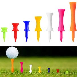 70 PCS Golf Tees Plastic, Golf Tees Set, Golf Tees Small Castle Tees, Small Castle Golf Tees, 70mm 2 3/4" Golf Tees, Long Plastic Golf Tees, Multiple Colors(25mm, 31mm, 37mm, 43mm, 51mm, 57mm, 70mm)