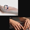 Smart Ring Sleep Exercise Monitoring Wireless IP68 Waterproof Metal Rechargeable