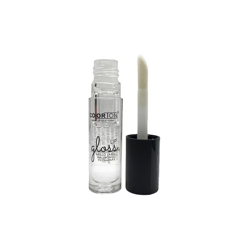 Labial Lip Gloss Con Acido Hialuronico Colorton Tono Cleary