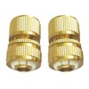 HQMPC Garden Hose Quick Connect Garden Hose Connectors For 1/2"