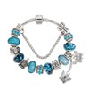 XOYOYZU Butterfly Charms Bracelet for Women Murano Glass Beads Flower