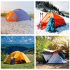sourcing map Tent Stakes Plastic 30cm/12 Inch Lightweight Ground Pegs