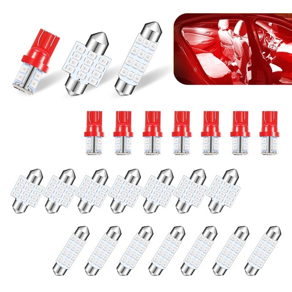 gunroil 24 Pack 1156 Car LED Turn Signal Light Kit,