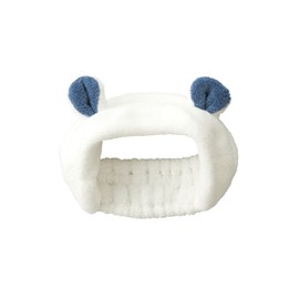 CB Japan Carari Zooie Collection Hair Band, Polar Bear, Absorbent, Quick Drying, Fluffy, Face Wash, Microfiber