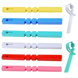 Pack of 300 Plant Signs, Plastic Plant Labels, Plug-In Labels, Plant Stakes, 2 x 20 cm Loop Labels, Plant Signs, 6 Colours Labels for Trees, Flowers, Seedlings