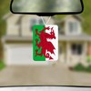 National Flag Car Air Freshener with New Car Scent -