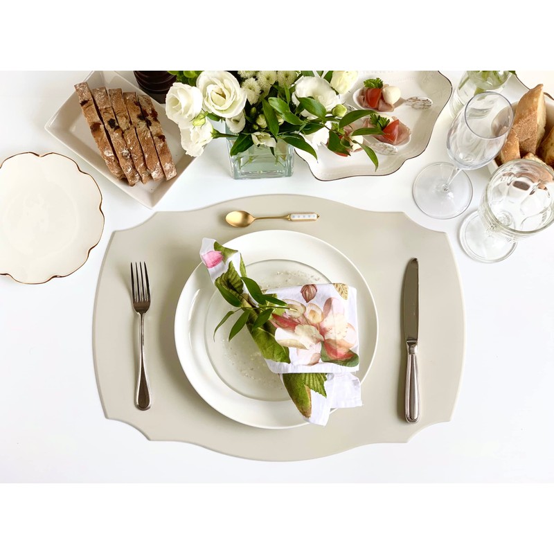 Rommy & Co. Juego de 2 manteles individuales de silicona