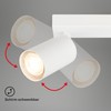 BRILONER - Swivelling Ceiling Light GU10 Socket Max 9W Ceiling
