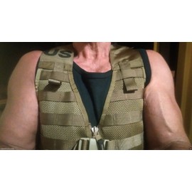 New US Army Military Marine Tactical MOLLE II 2 USMC Marpat Coyote Brown FIGHTING LOAD CARRIER Vest FLC by US Government GI