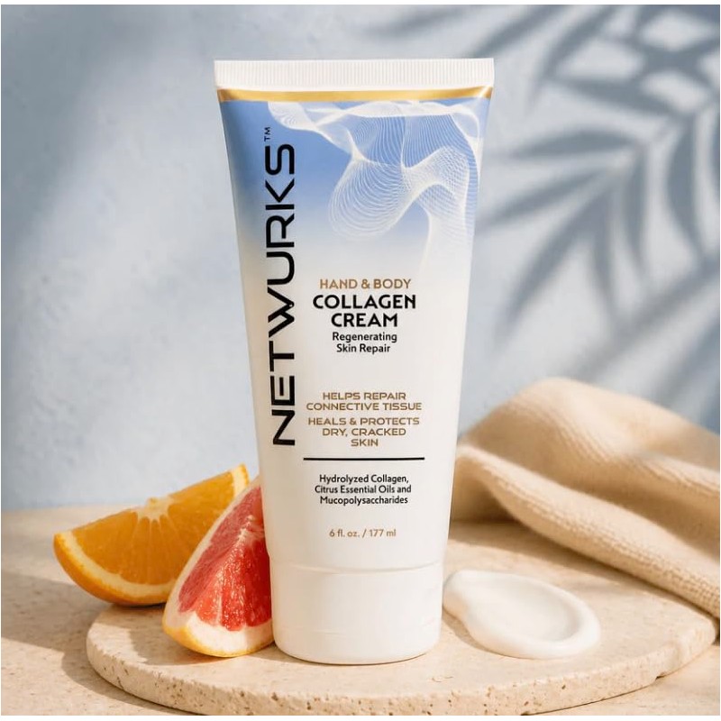 Crema De Colágeno Para Manos Y Cuerpo, Regeneradora Y Reparadora