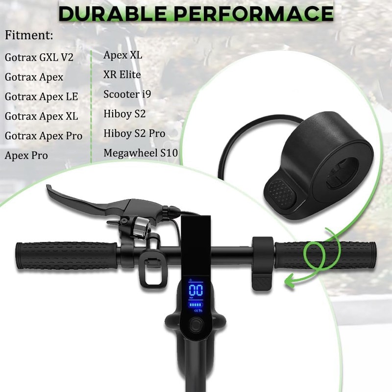 GXL V2 Thumb Throttle Accelerator for Gotrax Electric Scooter Apex
