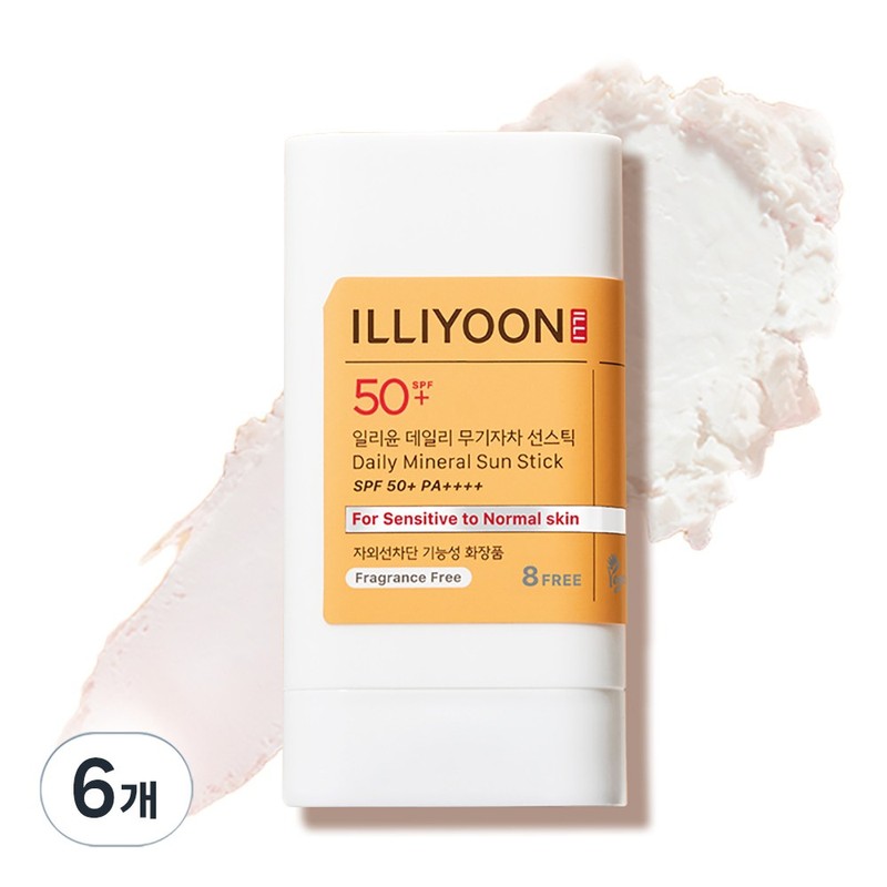 Partner_Reference Illiyoon Daily Inorganic Sun Stick SPF50+ PA++++ 20g 6pcs