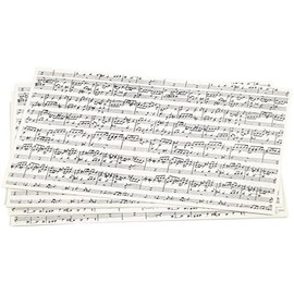 Paper Concept 219560 Bastelpapier, Kraftpapier mit Aufdruck, natürliche Farbe, 10 Blatt, 21 x 30cm