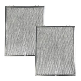 2-PACK Air Filter Factory 11-7/8 X 15-3/16 X 3/8 Range Hood Aluminum Grease Filters