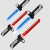 2-in-1 Transforming Light-Up Sword & Axe Toy – ABS Cosplay