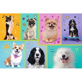 Trefl 16421 In the world of dogs 100 Teile, für Kinder ab 5 Jahren Puzzle pieces, der Welt der Hunde