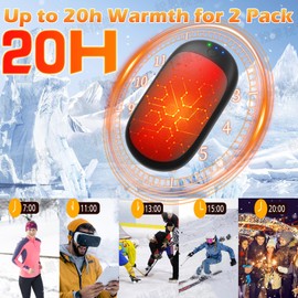 12000mAh Hand Warmers Rechargeable Portable Electric 2 Pack