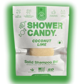 Shower Candy Natural Shampoo Bar for Normal Hair | Scent: Coconut Lime | Eco-Friendly Hair Care