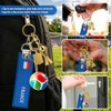 4-Piece Soccer Keychain Set - World Cup Inspired Accessories
