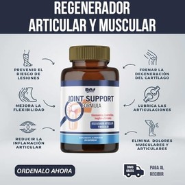 Bas Internacional | Joint Support Formula 3 Piezas | Tabletas con Ácido Hialurónico y Extractos Vegetales | Apoyo Articular y Muscular | Bienestar y Flexibilidad | Sin Sabor | Suplemento Diario