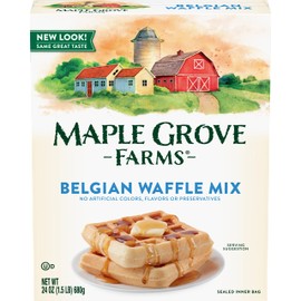 Maple Grove Farms Belgian Waffle Mix, 24 Ounce