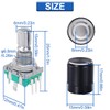DAOKAI EC11 Digital Potentiometer, 360 Degree Rotary Encoder Module 15mm