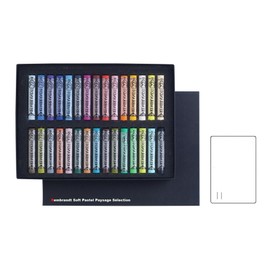 REMBRANT ESPACEBEAUXARTS Rembrandt Extra Fine Soft Pastel Colours - Artist Quality Landscape Base Set with 30 Pastels (France Import)