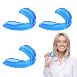 WUERKIYA Mouth Guard for Teeth Grinding, 3PCS Reusable Teeth Grinding Guard and Improve Sleep Quality, Mouth Guard for Grinding Teeth and Clenching Anti Grinding Teeth