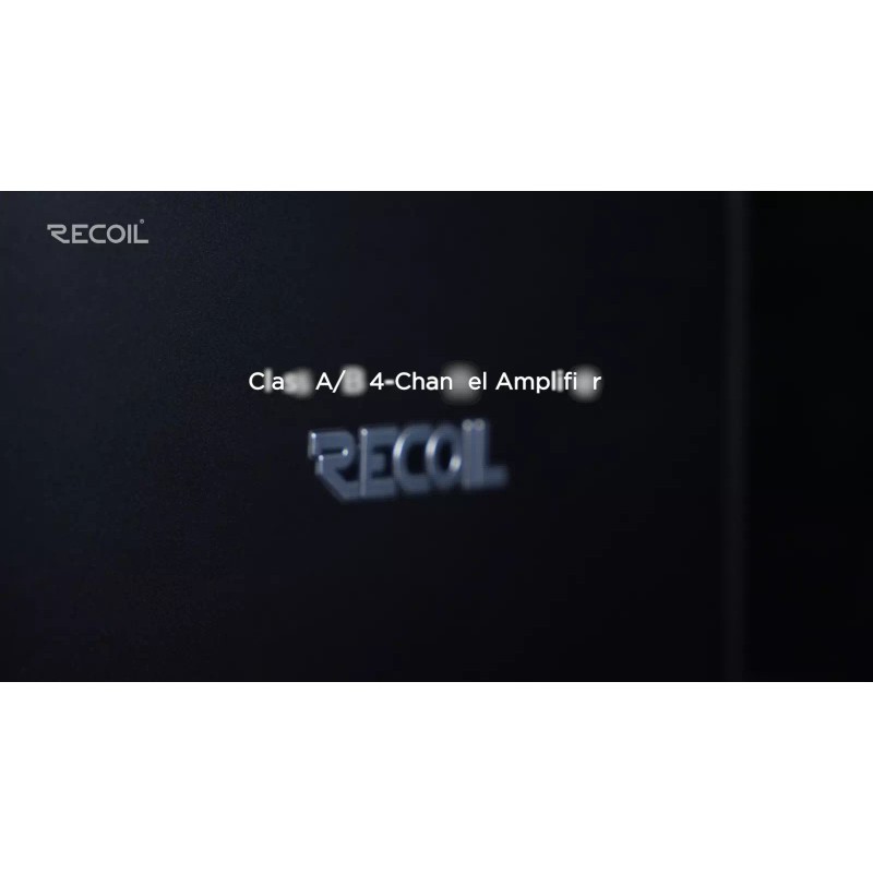 Recoil REA600.4 1040 Watts Full-Range Class A/B 4-Channel Car Audio