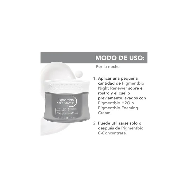 Bioderma Pigmentbio Night Renewer Anti Manchas Facial 50ml