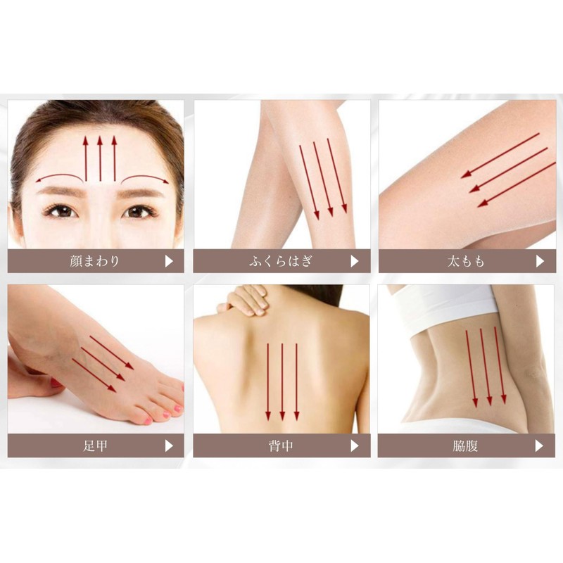 GrowGem Cassa Plate Face Body Scalp Lymphatic Massage Scalp Massage