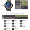SMAEL Men's Military Watches Outdoor Sports Watch Waterproof LED Date