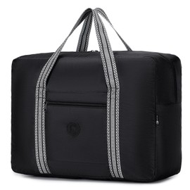 SUCIKORIO 55x40x23cm Lufthansa Cabin Bags Underseat, 50L Waterproof Travel Duffle Bag Foldable Hand Luggage Bag Overnight Hospital Weekend Carry On Airport Bags for Planes, Men and Women