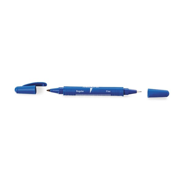 Medline Dual-Tip Skin Markers, Fine and Regular Tips with Ruler