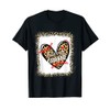 Bleached Leopard Heart Baseball Gramie T-Shirt