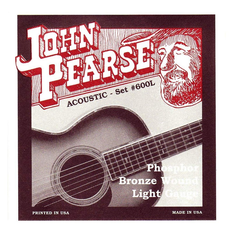 John Pearse Acoustic Strings Phosphor Bronze Light 12-53 (12 Pack