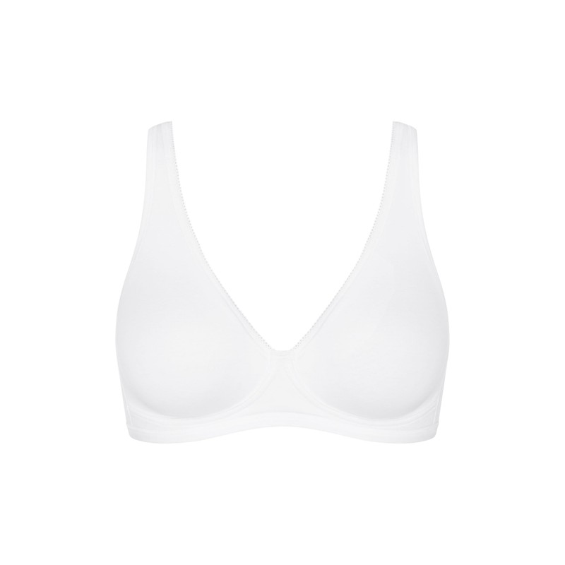 Sloggi Womens Basic+ Soft Bra, White, 38A UK